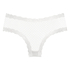 V-shape Mesh Brazilian, White