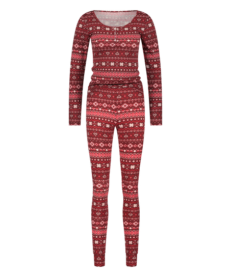 Pajama Set, Red