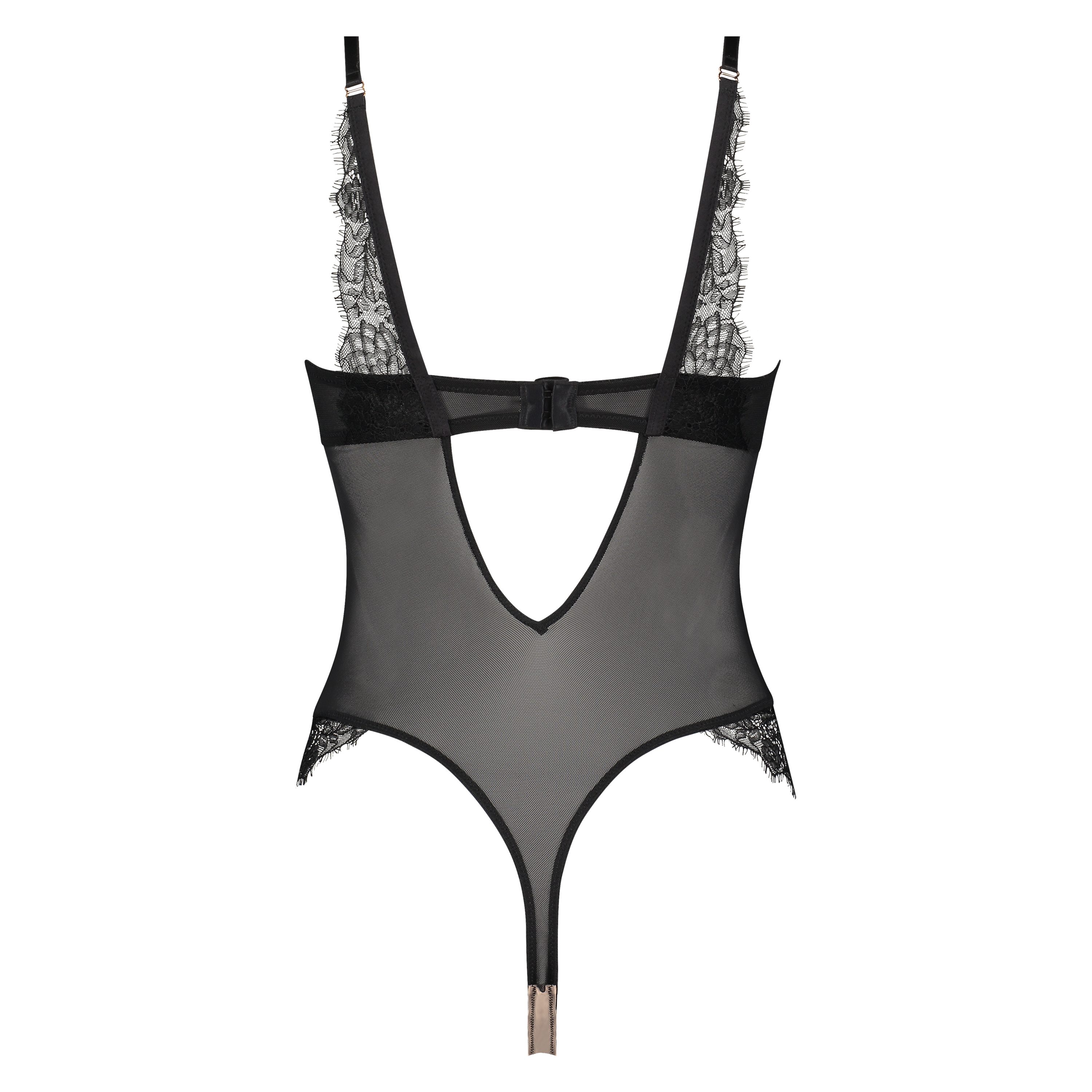 Arianne padded underwired body, Black, main