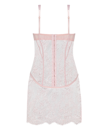 Lace Camille Slip dress, Pink