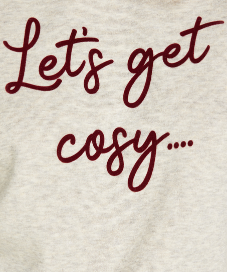 Longsleeved Hoodie, Beige