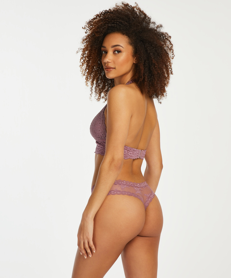 V-shape Mesh Brazilian, Purple