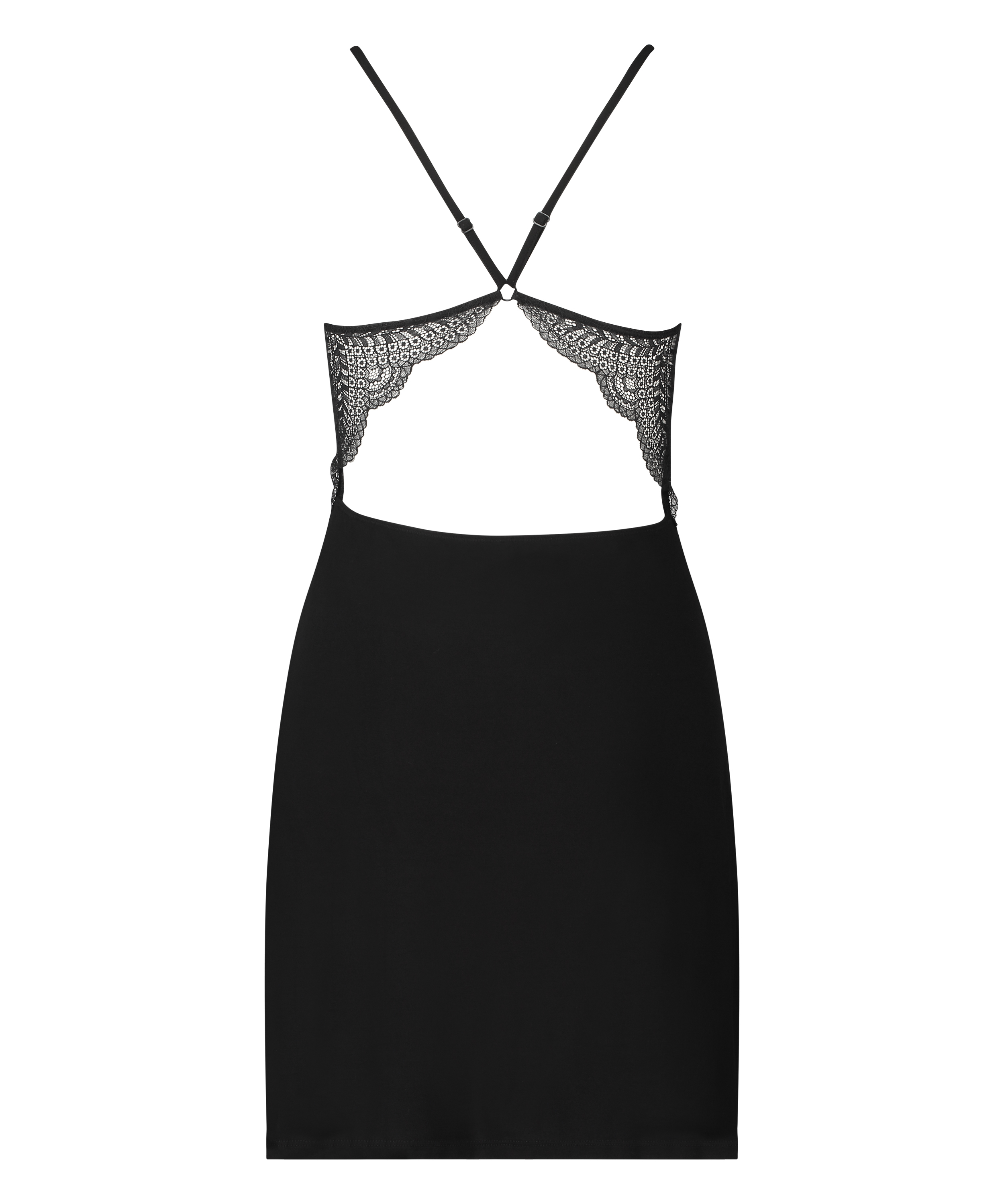Nova Jersey Slip Dress, Black, main