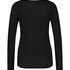 Long-Sleeved Pyjama Top , Black