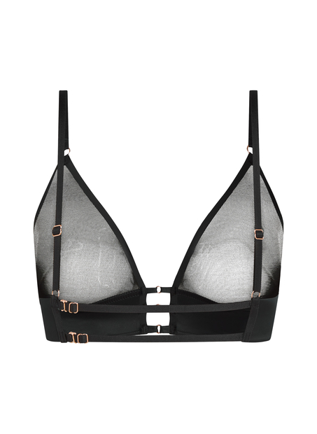 Mesh Essentials Bralette, Black