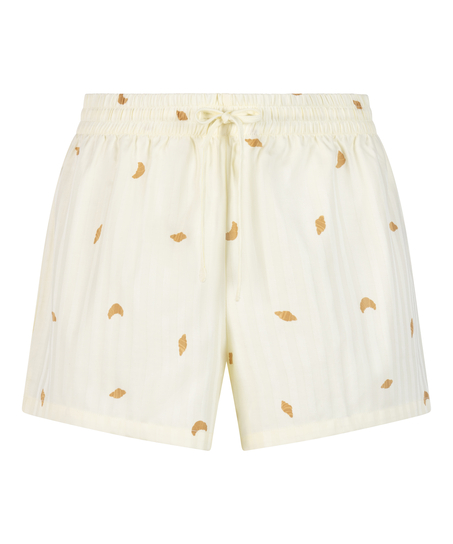 Cotton shorts, Yellow