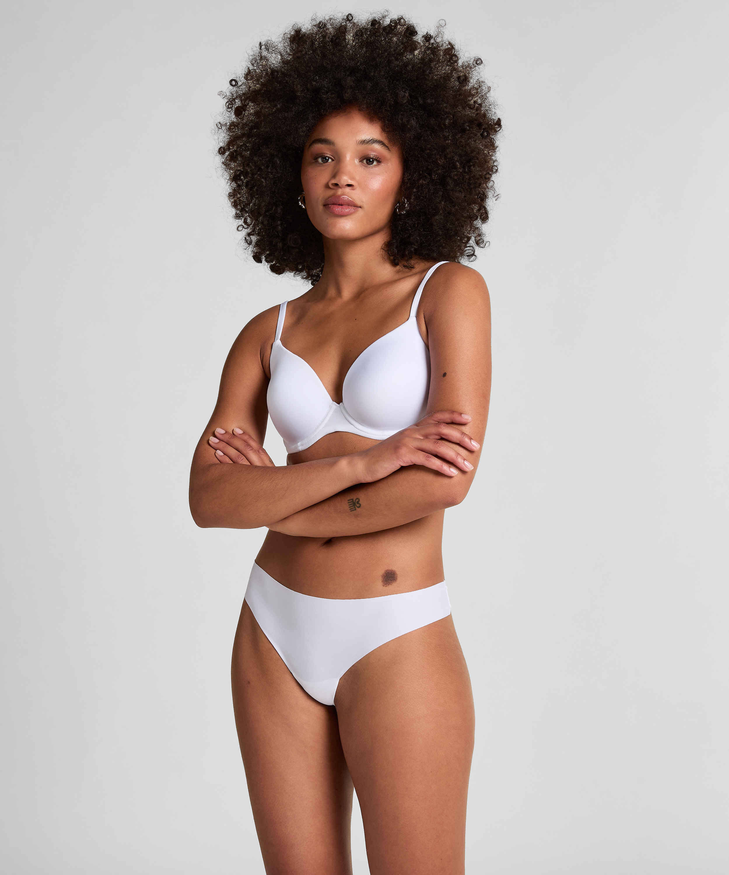 Invisible thong, White, main