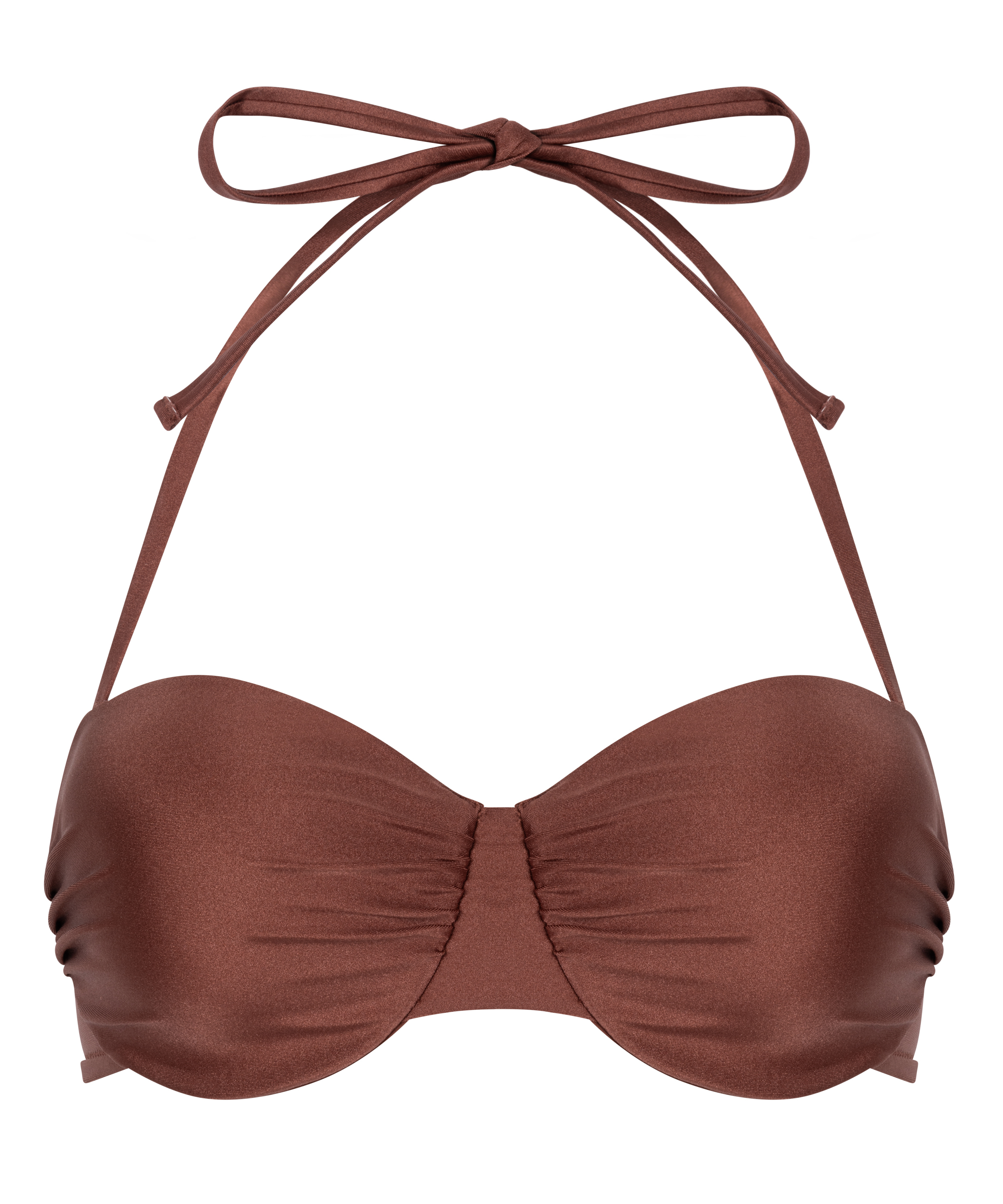 Dune Bandeau Bikini Top, Red, main