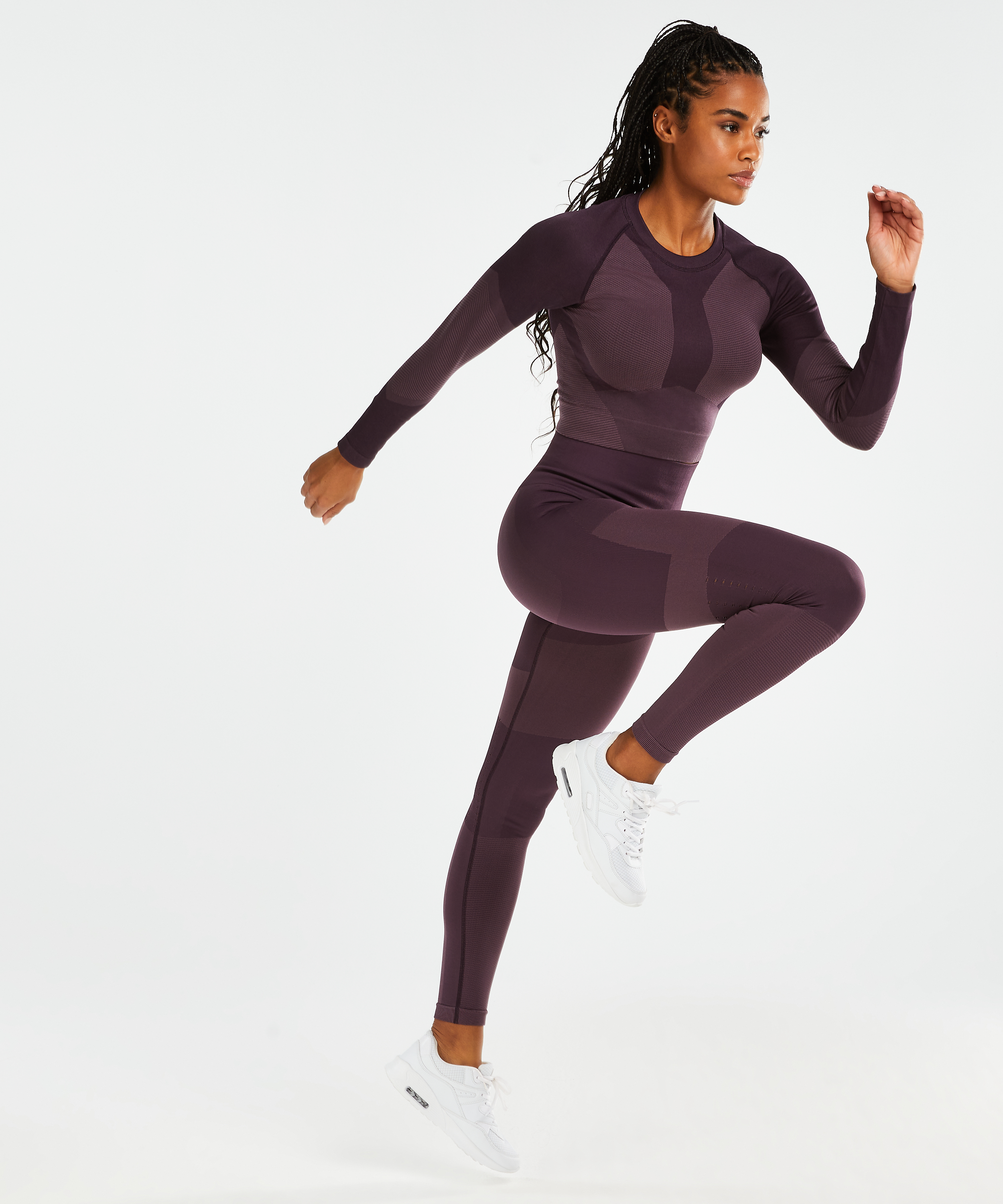 HKMX The Motion Crop Top, Purple, main