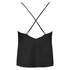 Satin Cami, Black