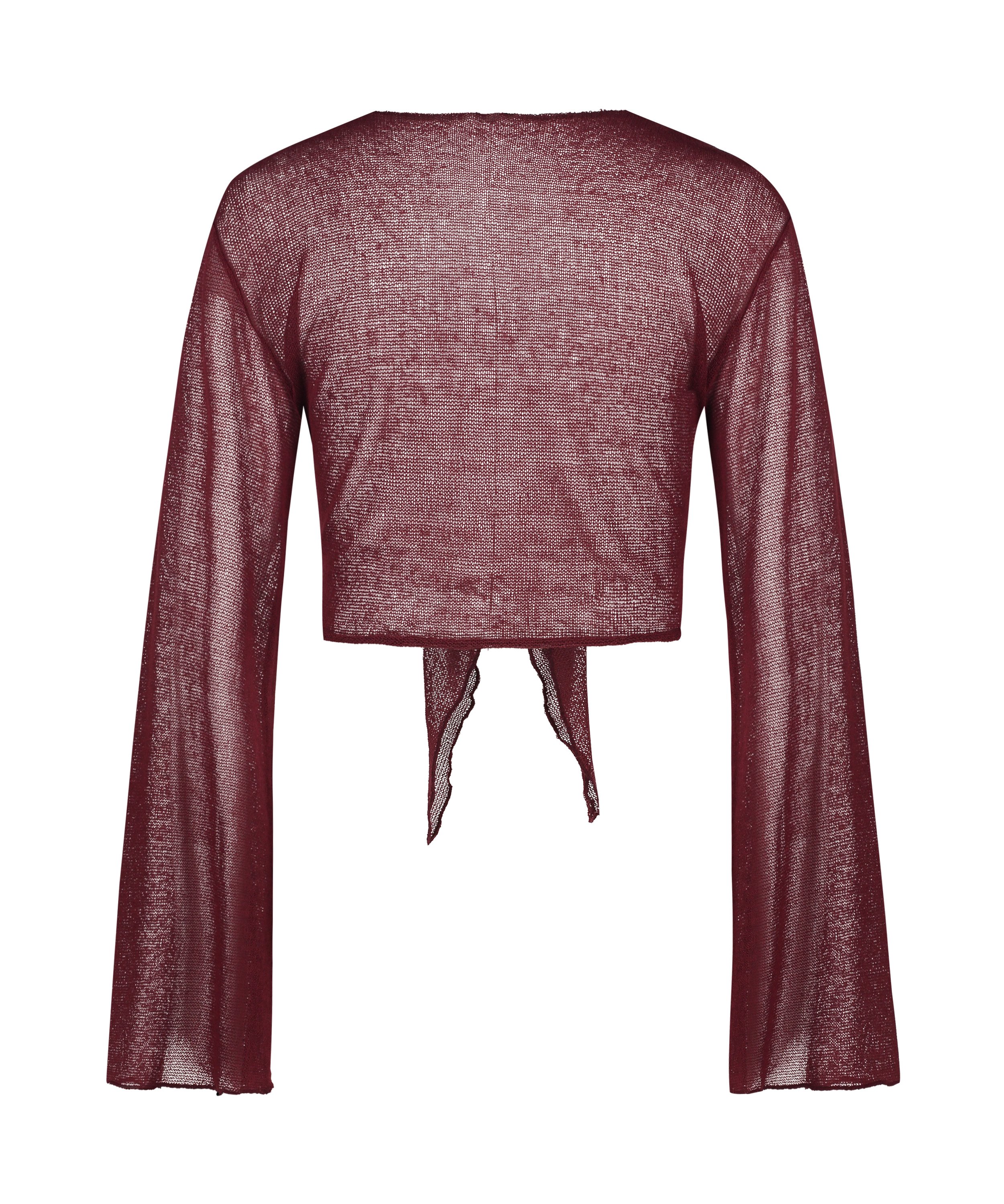 Open Knit Beach Top, Red, main