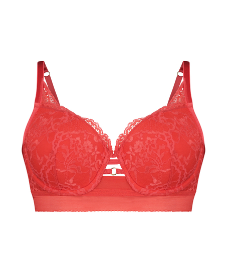 Chione Non-Padded Underwired Bra, Red