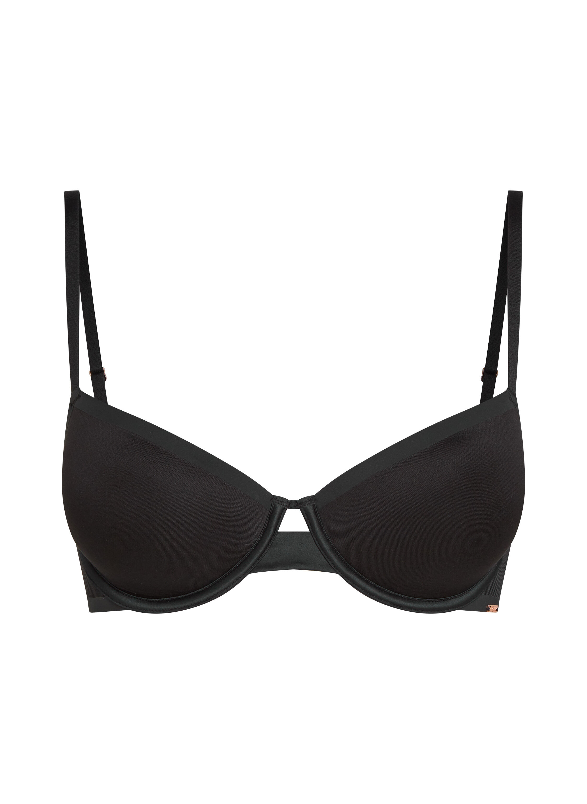 Essential Padded Underwired Push-Up Bra, Black