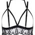 Olivia Open Bralette, Black