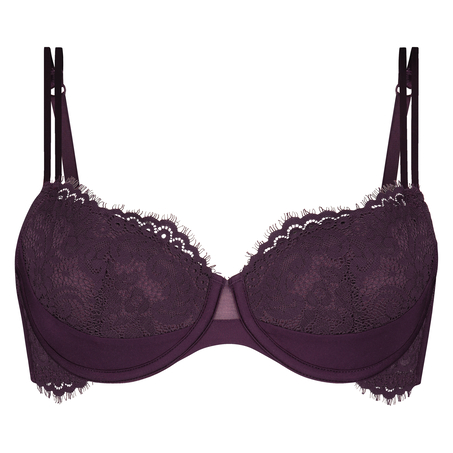 Malou padded underwired bra, Purple