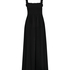 Smocked maxi dress, Black