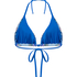 Cali Triangle Bikini Top, Blue