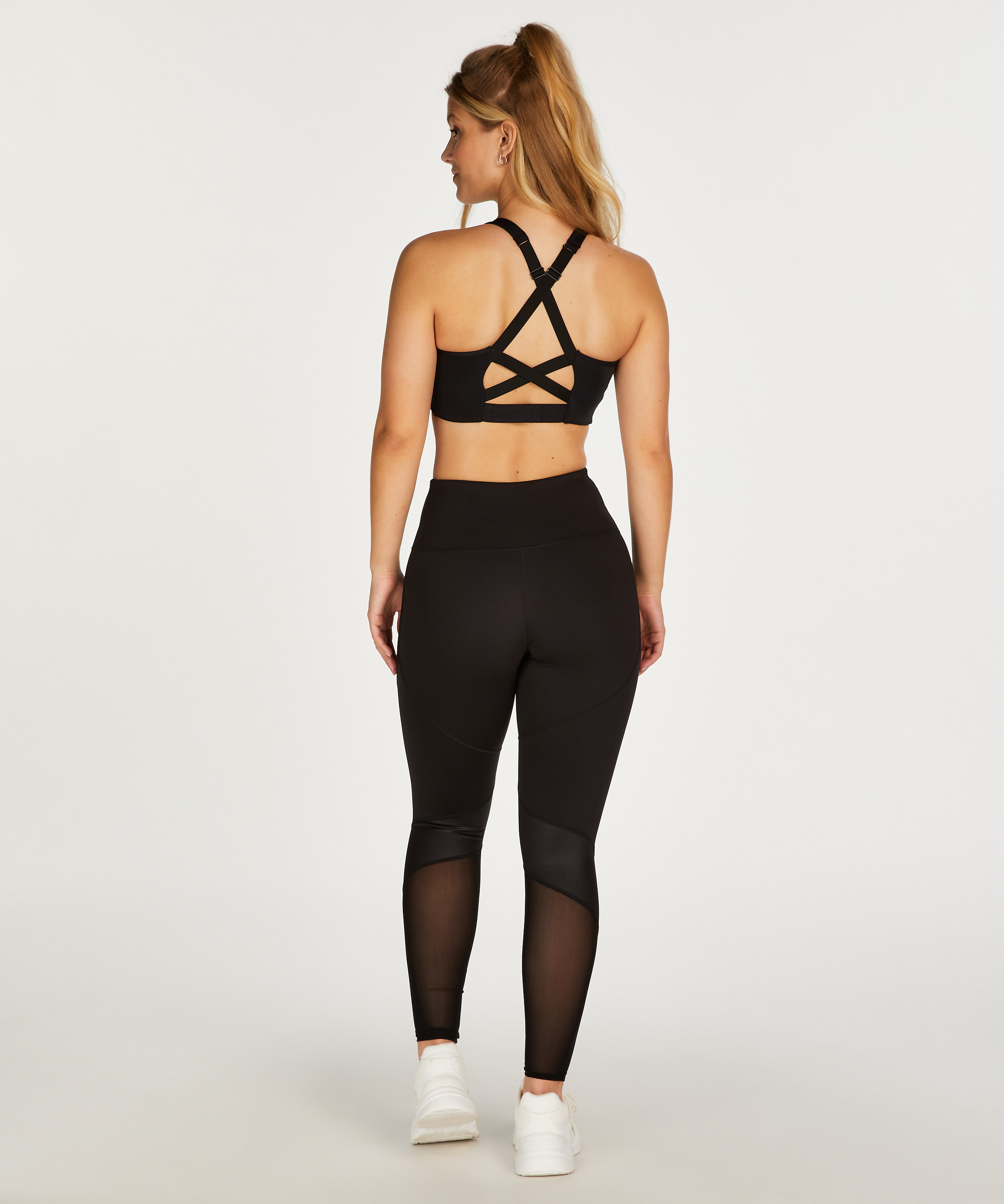 HKMX Sports bra The Pro Level 3, Black, main