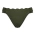 Scallop Rio Bikini Bottoms, Green