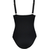 Scallop swimsuit, Black
