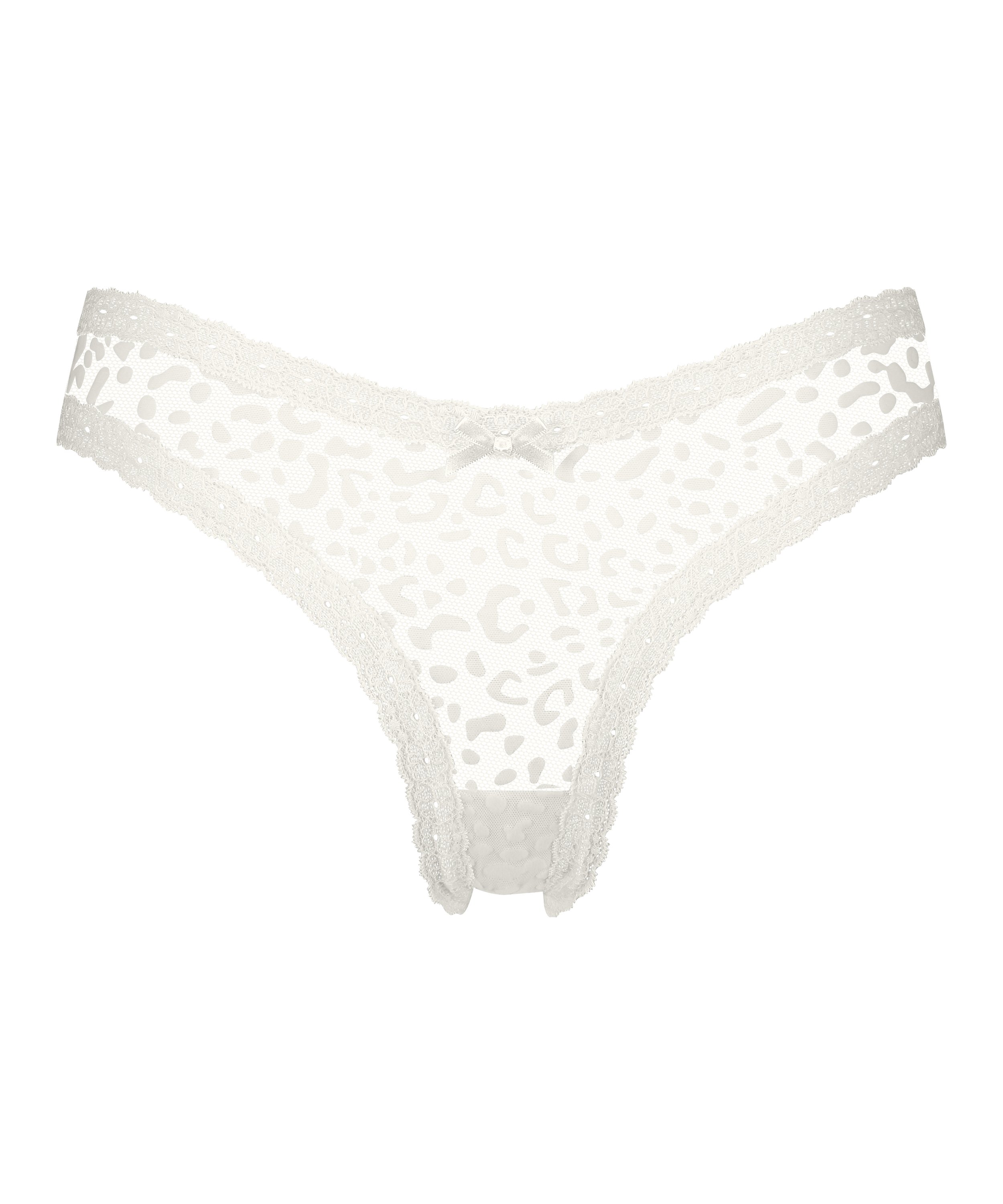Zena V-shaped Brazilian, White, main