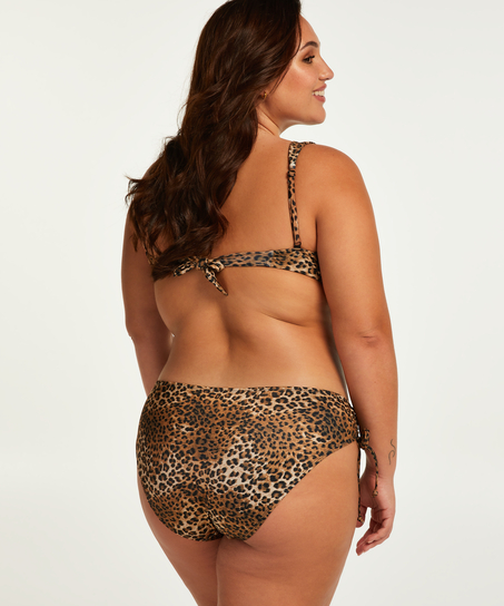 Leopard Bikini Bottoms, Brown