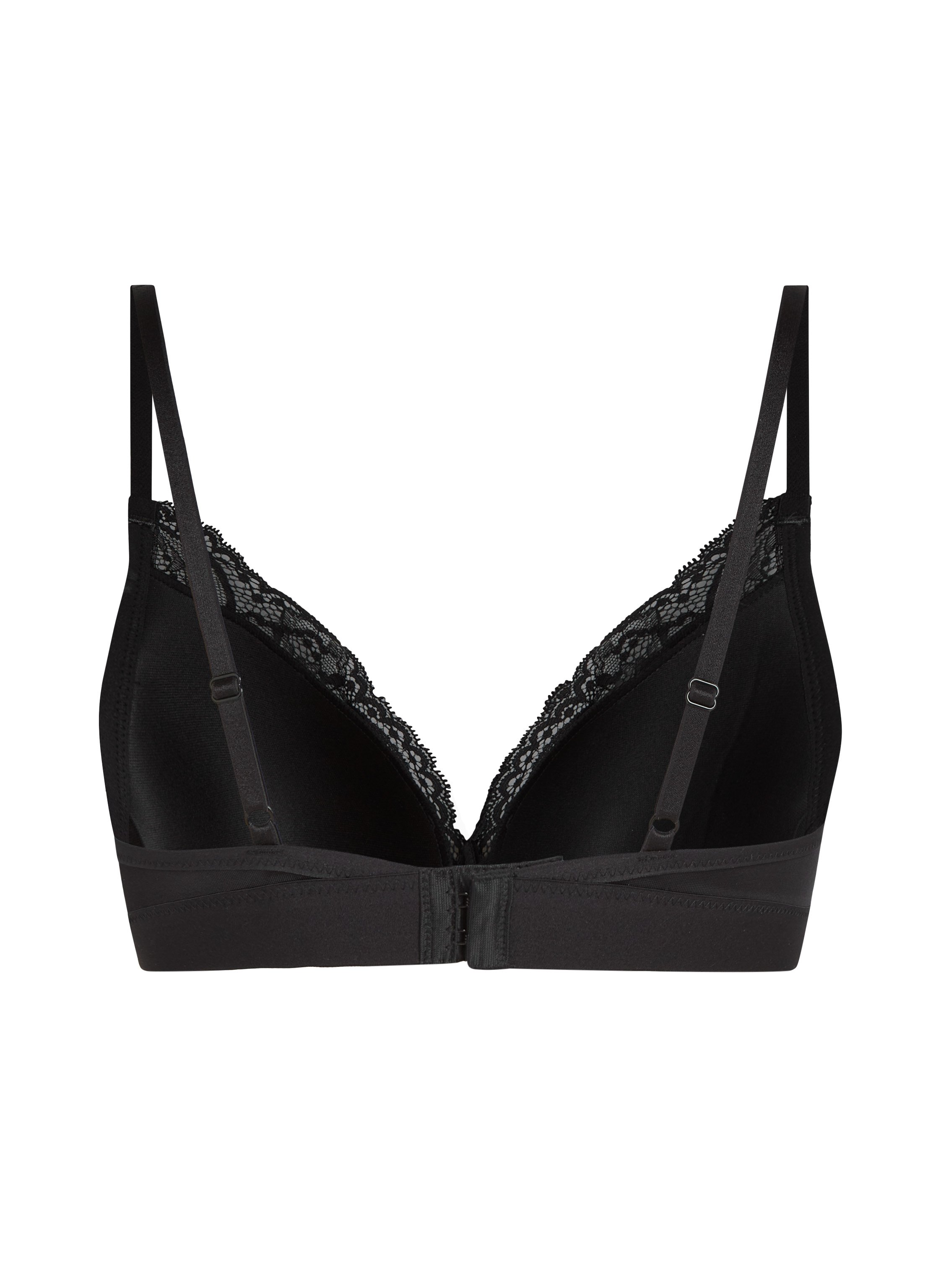 Sophie Padded Non-wired Bra, Black, main