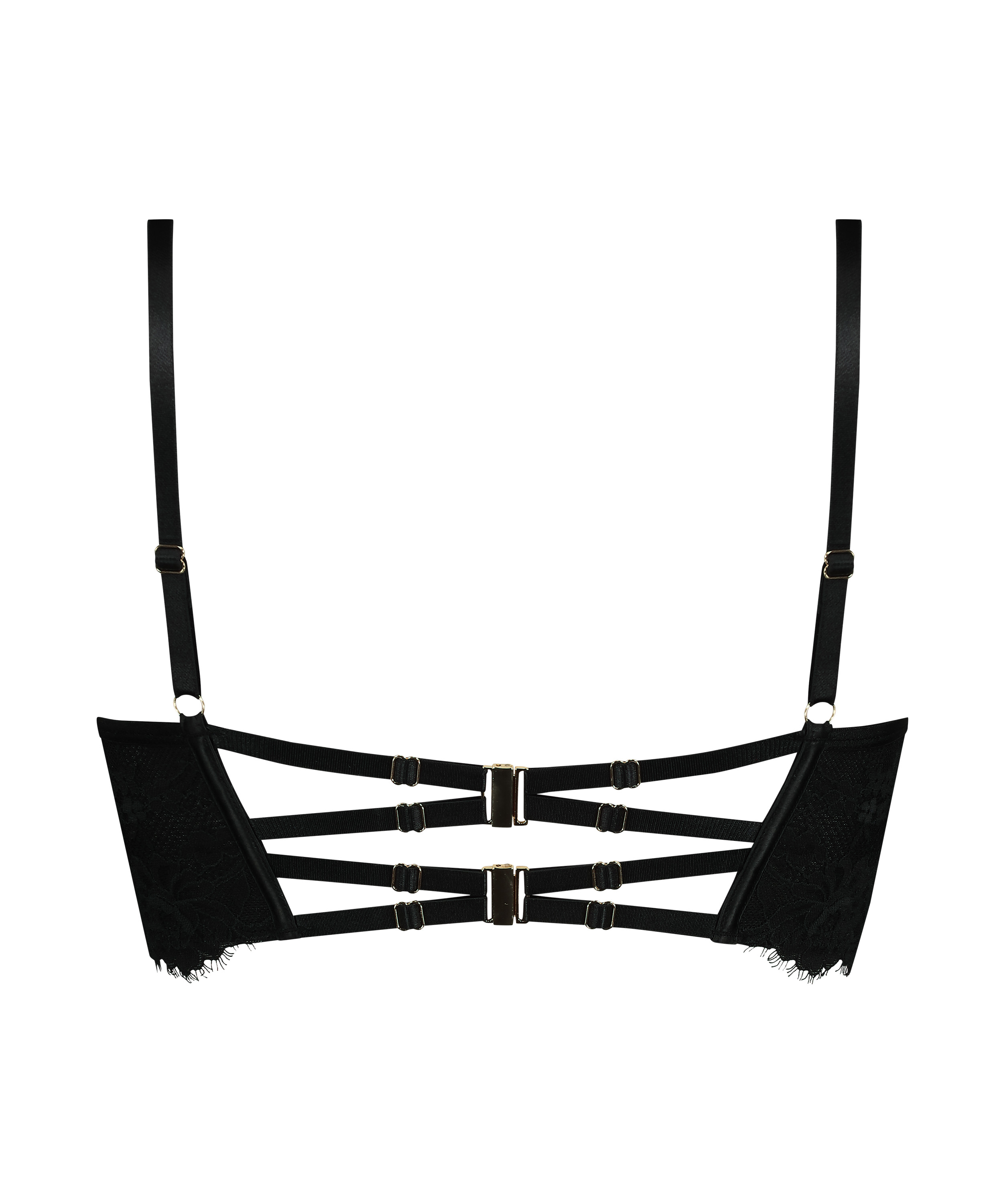 Loretta Bralette, Black, main