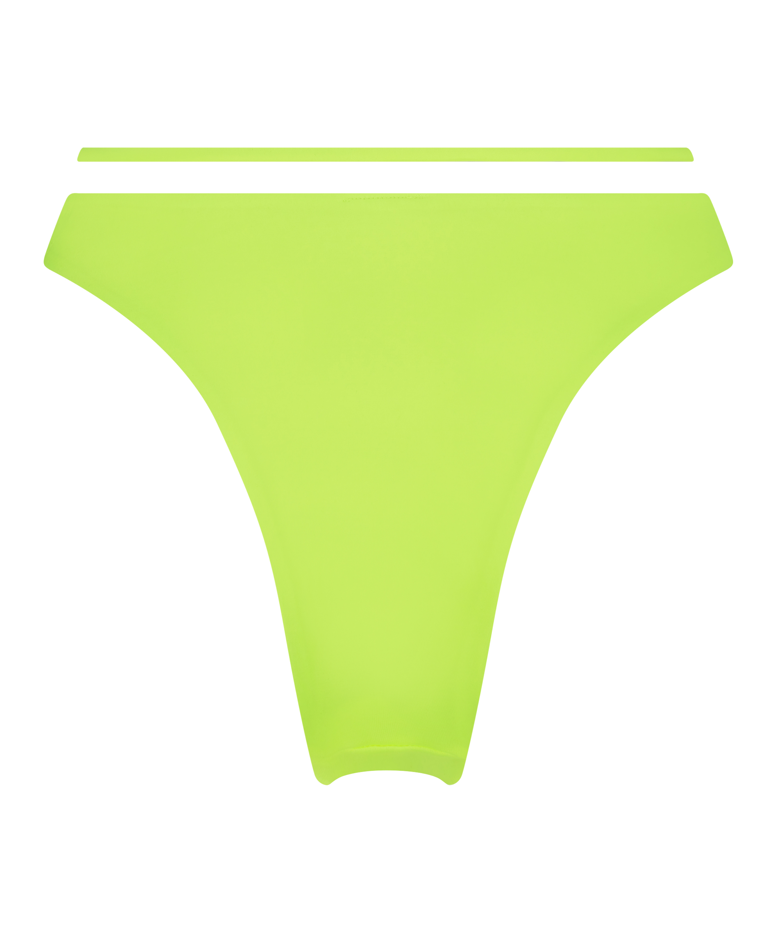 Glow high-leg bikini bottoms, Yellow, main
