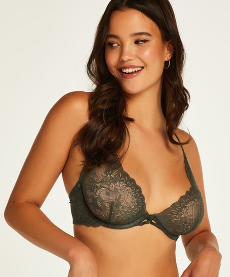 Josefina Non-Padded Underwired Bra, Green