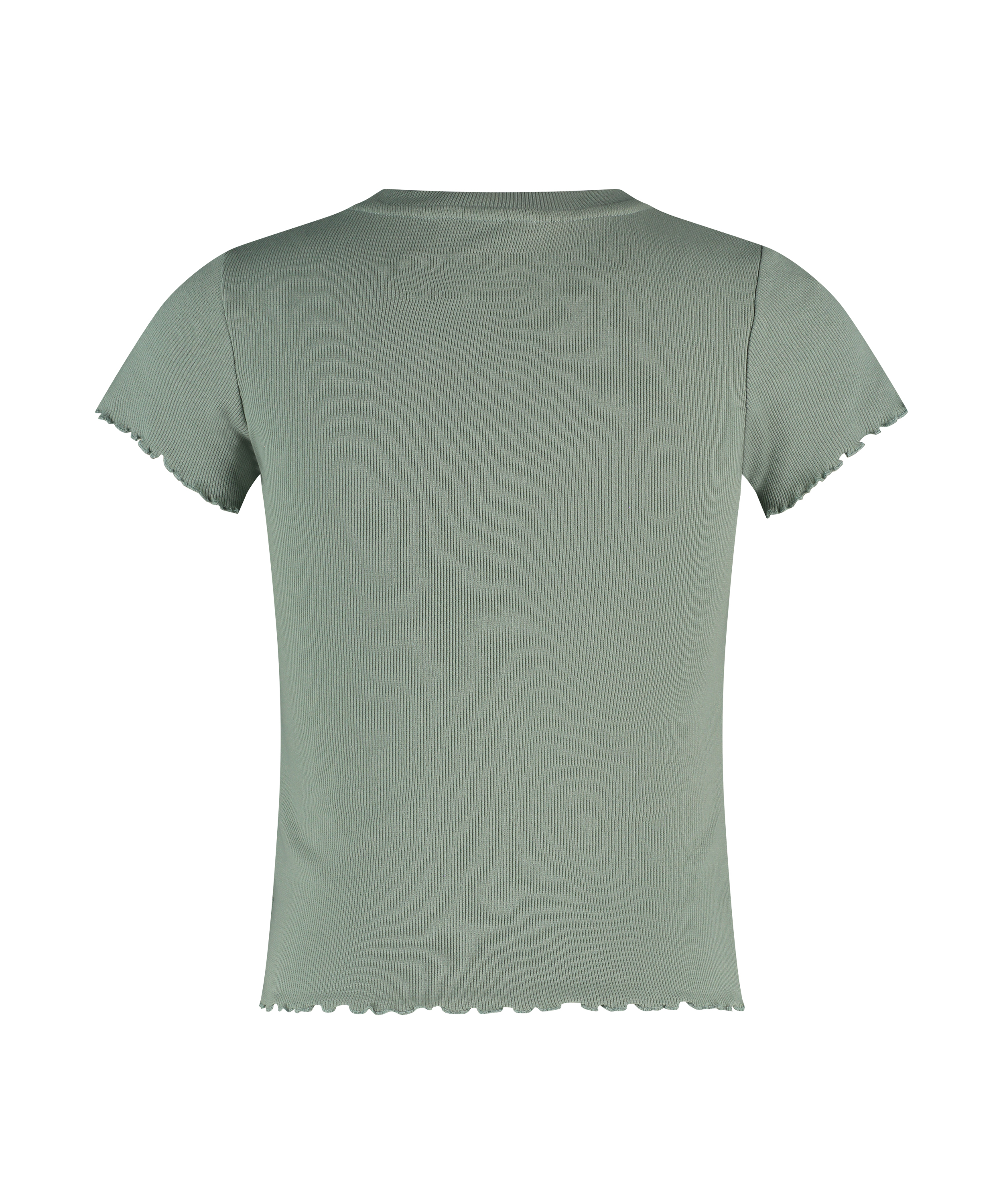 Short Sleeve Cotton Shirt, Green, main