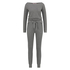 Waffle pyjama set, Grey
