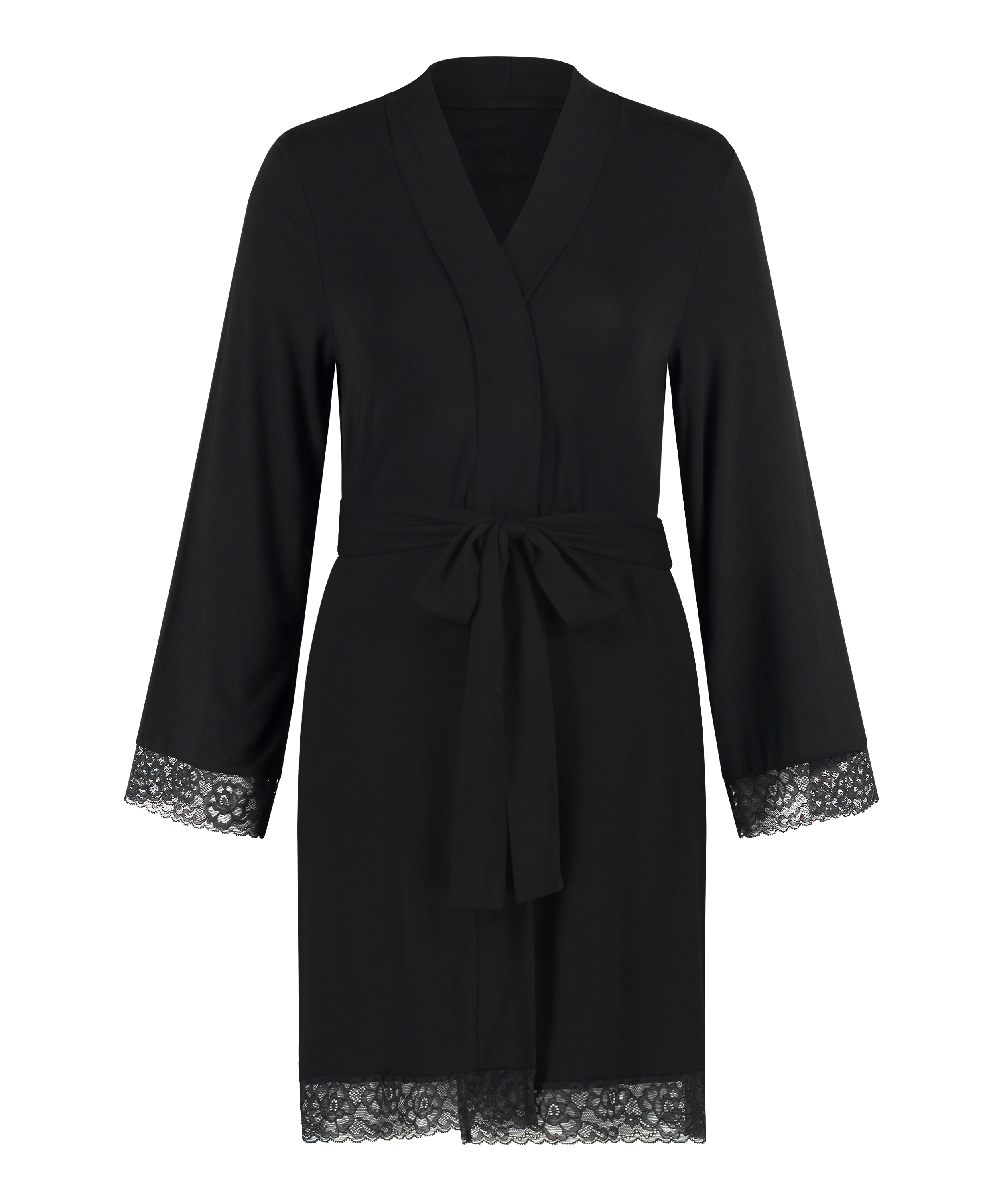 Bathrobe, Black, main