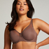 Nina Non-Padded Underwired Minimizer Bra, Brown