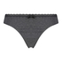 Cotton thong, Grey
