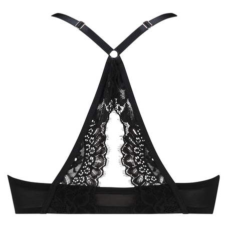 Doutzen Nightshade padded push-up underwired bra, Black