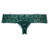 Foiled Extra Low Thong, Green