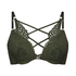 Cardi Padded Push-up Underwired Bra, Green