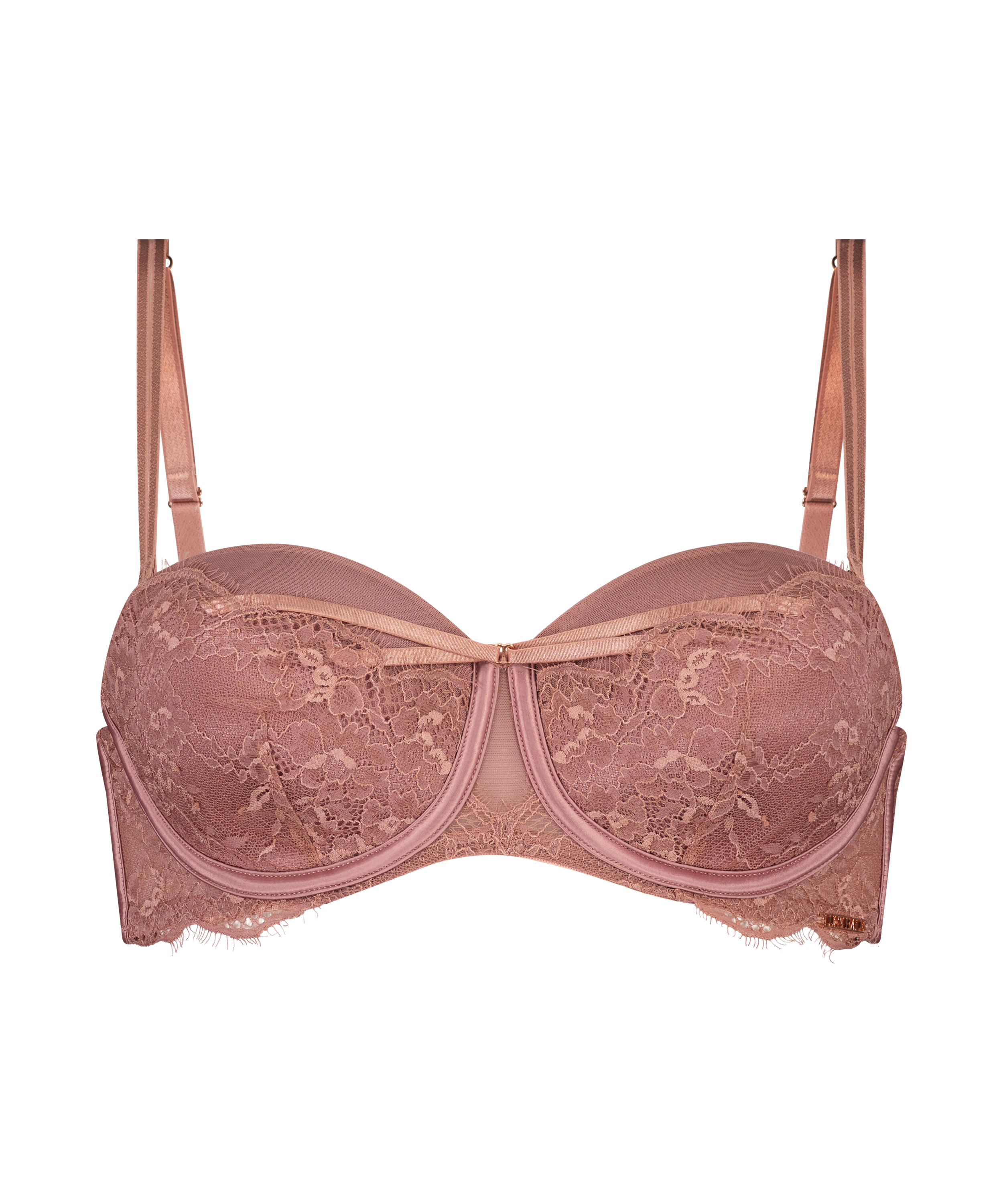 Margaret padded strapless underwired bra Lucy Hale, Pink, main