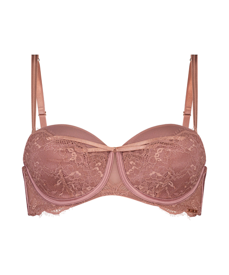 Margaret padded strapless underwired bra Lucy Hale, Pink