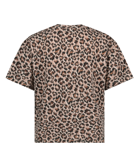 Brushed Jersey Top, Beige