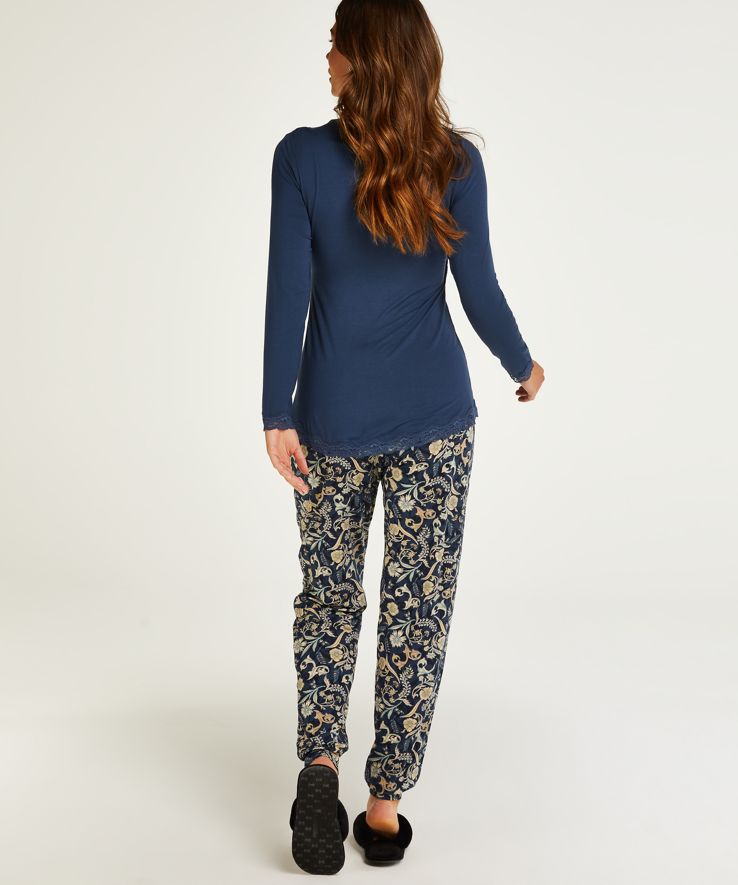 Maternity Nursing Pyjama Set, Blue, main