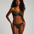 Scallop Rio Bikini Bottoms, Green
