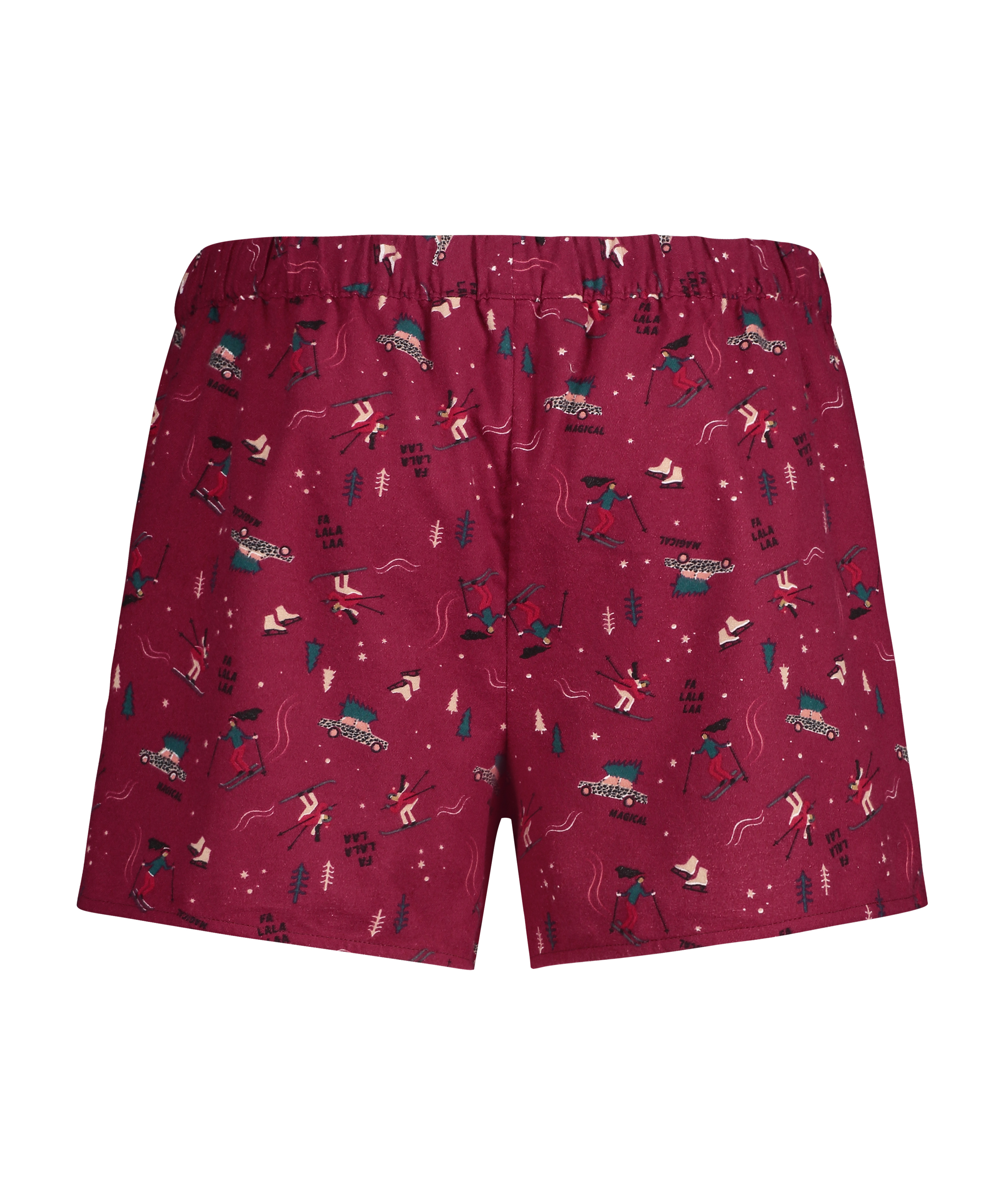 Twill Shorts, Red, main