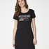 Round Neck Nightshirt, Black