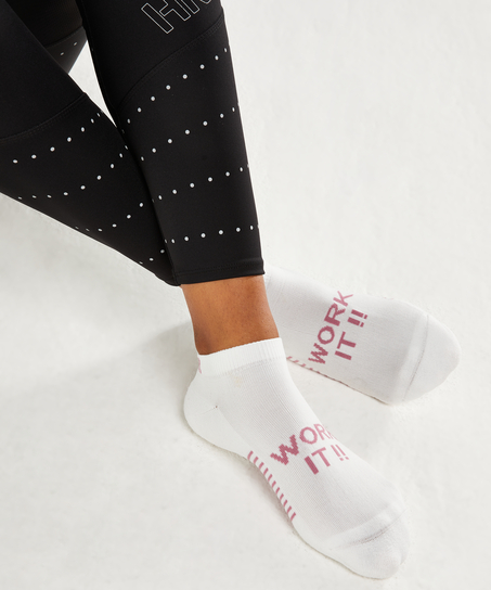 2 pairs of HKMX Performance socks, White