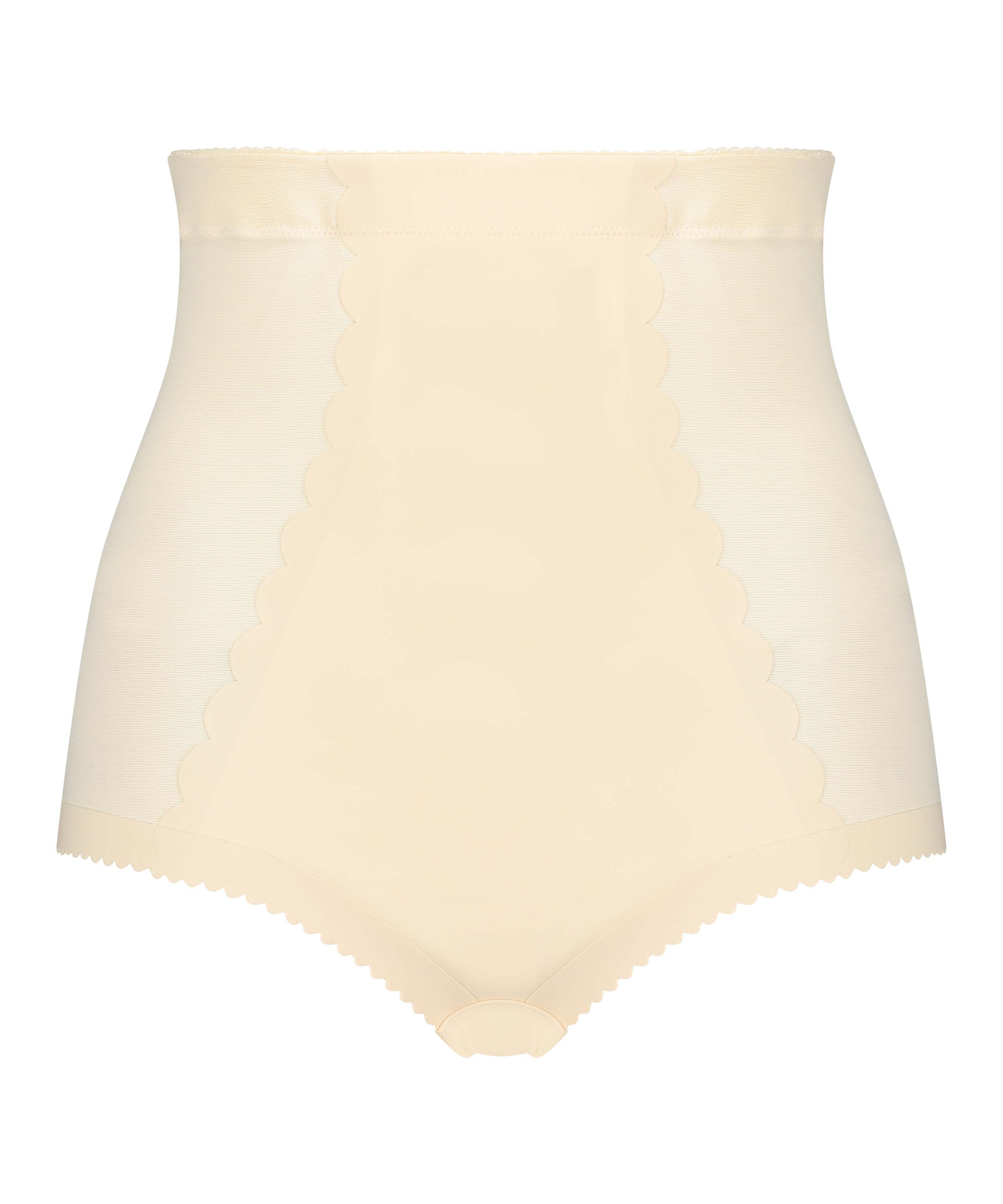 Sculpting scuba high waisted brief - Level 3, Beige, main