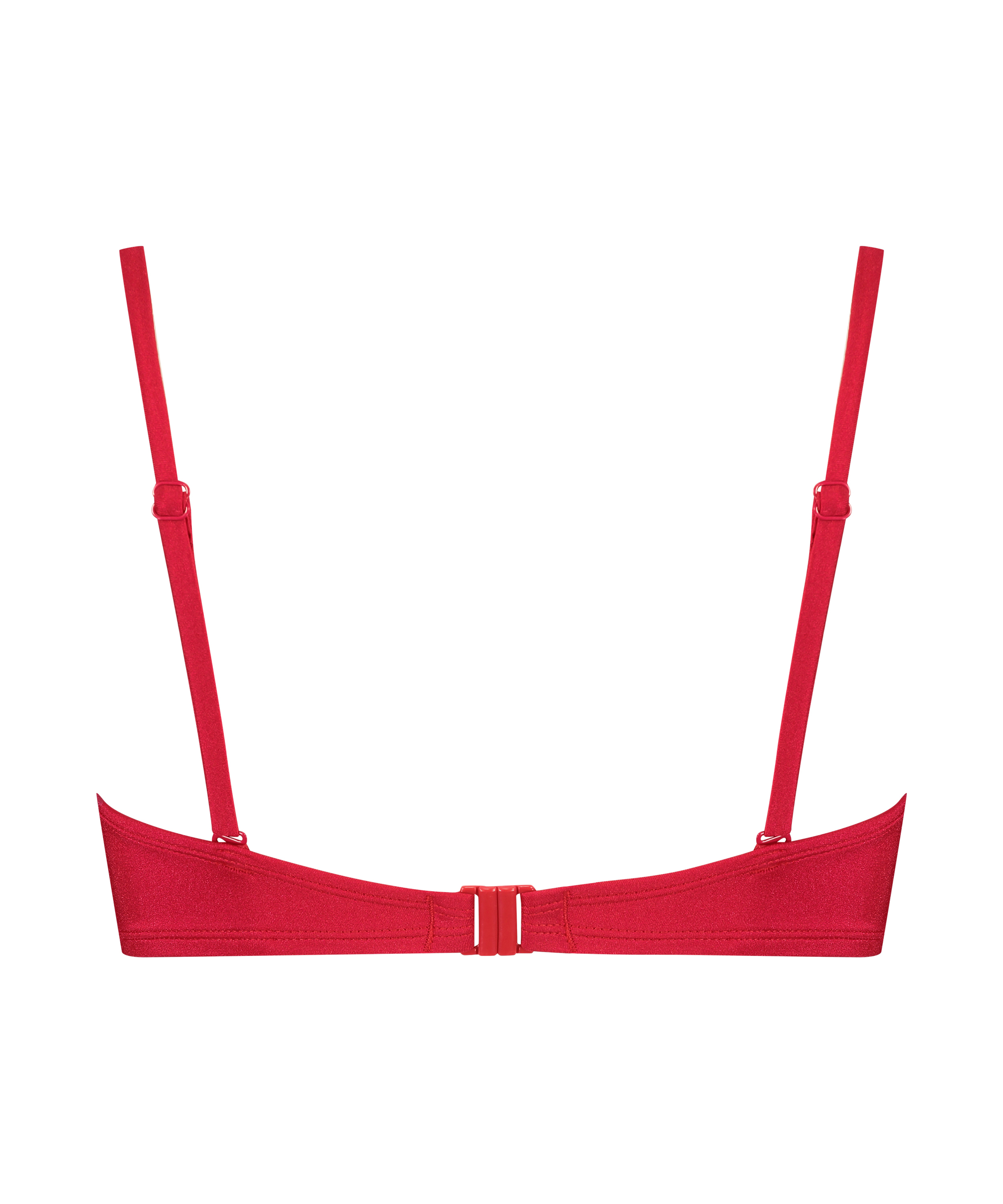 Lola Padded Underwired Bikini Top, Red, main