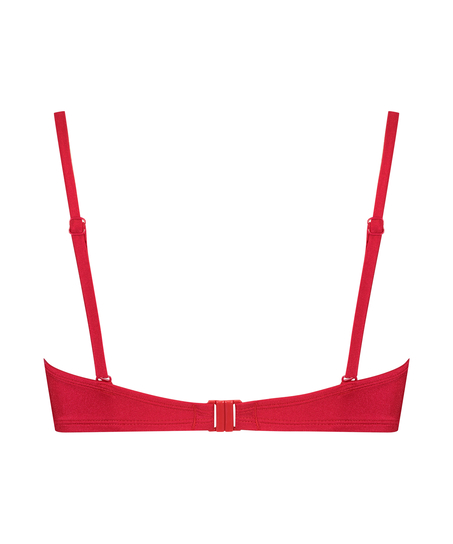 Lola Padded Underwired Bikini Top, Red