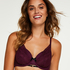 Selene Non-Padded Underwired Bra, Purple